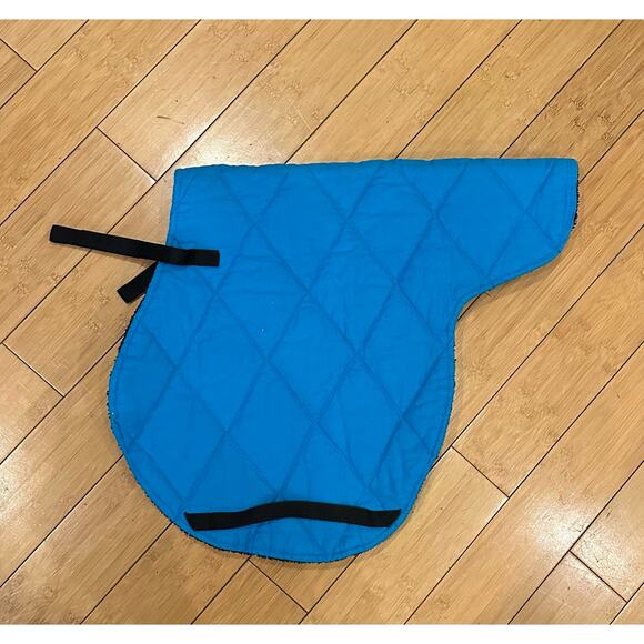 NWOT Teal Blue English Saddle Pad - Picture 3 of 4